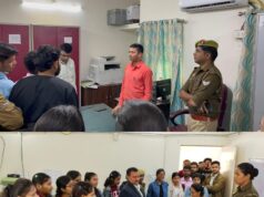 चयनित छात्र- छात्राओं ने किया पुलिस अधीक्षक कार्यालय का भ्रमण