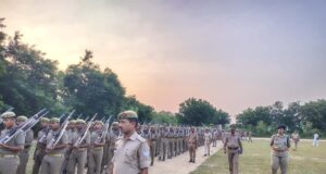 अपर पुलिस अधीक्षक ने ली साप्ताहिक मंगलवार परेड की सलामी