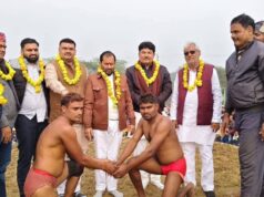 विराट दंगल के साथ हुआ ऐचाना गाँव में आठ दिवसीय मेला महोत्सव का शुभारम्भ