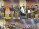 एएसपी ने अधिवर्षता आयु पूर्ण कर सेवानिवृत्त होने वाले पुलिसकर्मियों को पुष्पगुच्छ भेंट कर दी भावुक विदाई