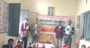 हर्षोल्लास से मनाई गई प्रथम शिक्षिका माता सावित्री बाई फूले की जयंती