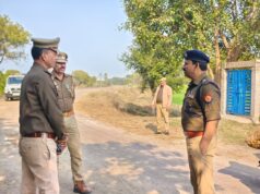 एसपी ने किया खरेला थानाक्षेत्र के पांच पाटे मंदिर के पास प्रस्तावित पुलिस चौकी स्थल का निरीक्षण