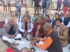 एमएलसी एवं सदर विधायक ने किया पार्क का भूमि पूजन